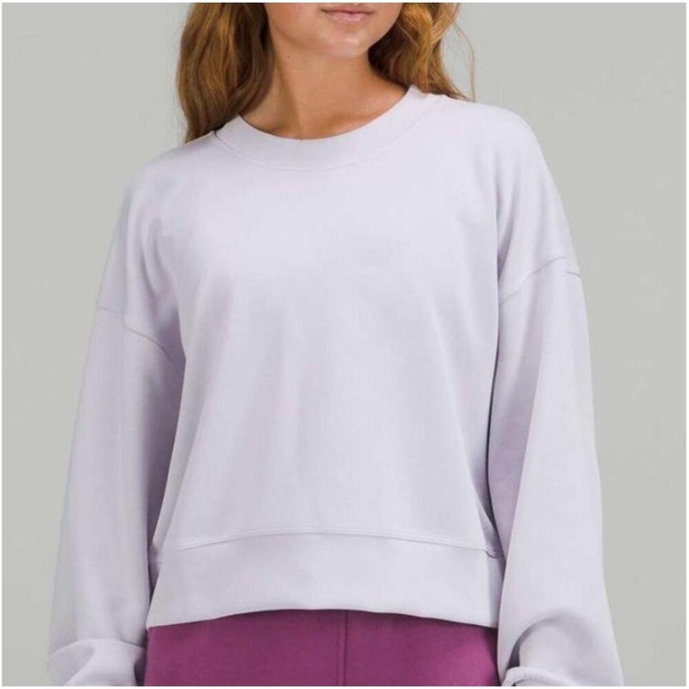 lululemon athletica Light Purple Sweatshirt